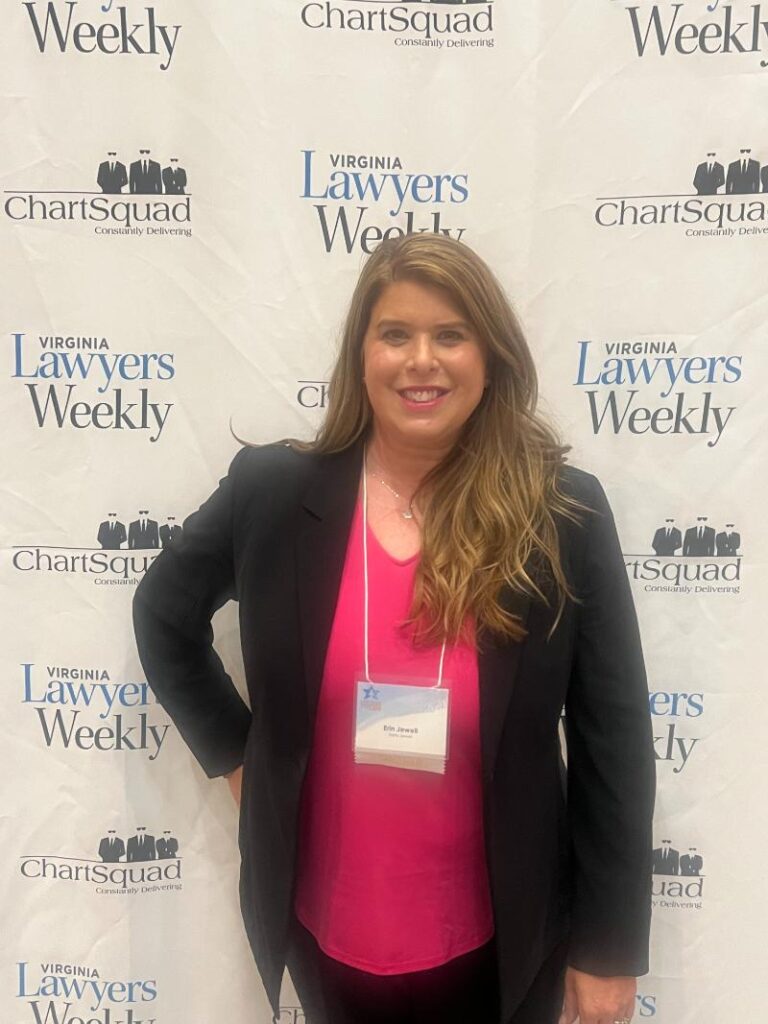 erin jewell Leader In Law honor 1
